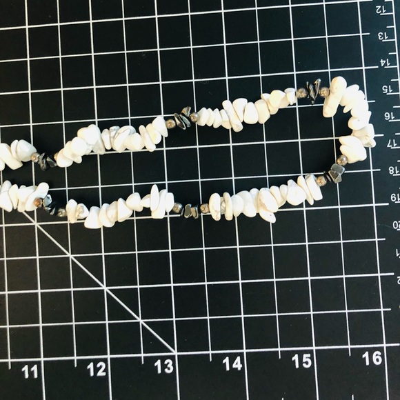 Vintage Black & White Howlite Hematite Jewelry - Picture 12 of 13